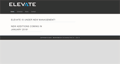 Desktop Screenshot of elevatefitclub.com
